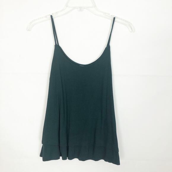 Luxe Forest Green Tank Top Size S - Picture 5 of 7